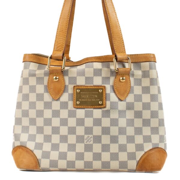 Shop 100% authentic second hand Louis Vuitton Damier Azur Top Handle Bag on Labellov.com