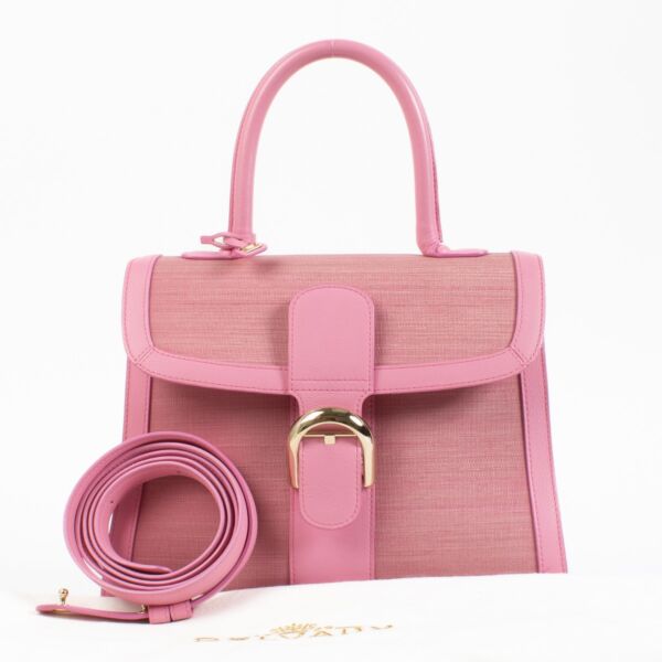 Delvaux Flamingo Toile de Crin/Polo Brillant MM