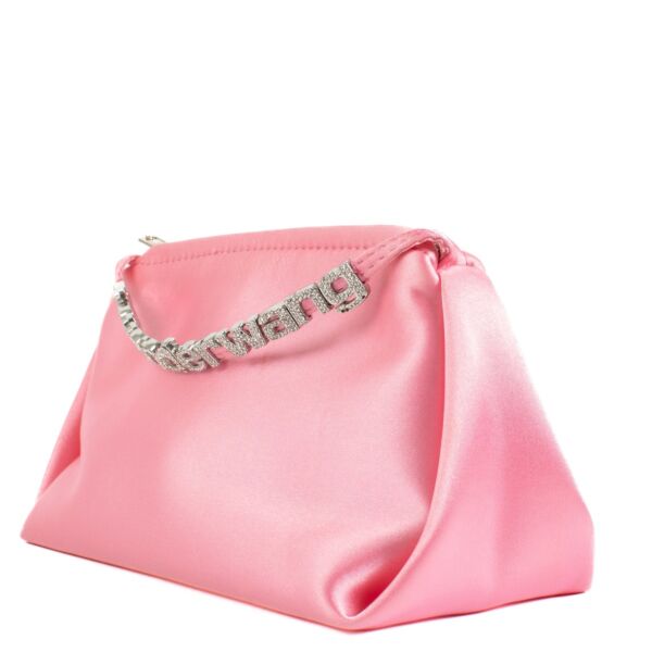 Alexander Wang Pink Satin Micro Marquess Bag