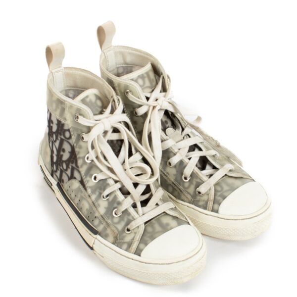 Christian Dior B23 High Top Sneakers - Size 38 1/2