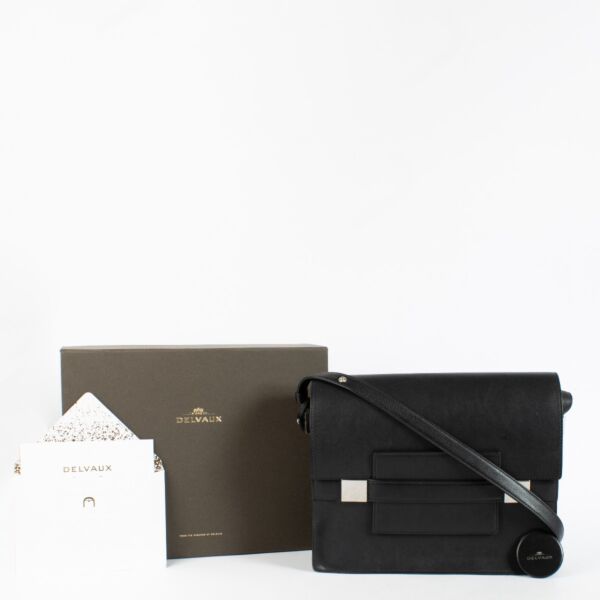 Delvaux Black Polo Madame XL Bag