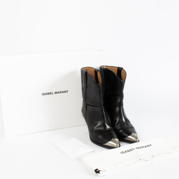 Isabel Marant Black Limza Boots - Size 36