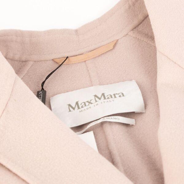 Max Mara Pink Coat - Size 40