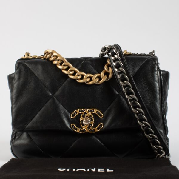 Chanel Black Medium Chanel 19 Bag