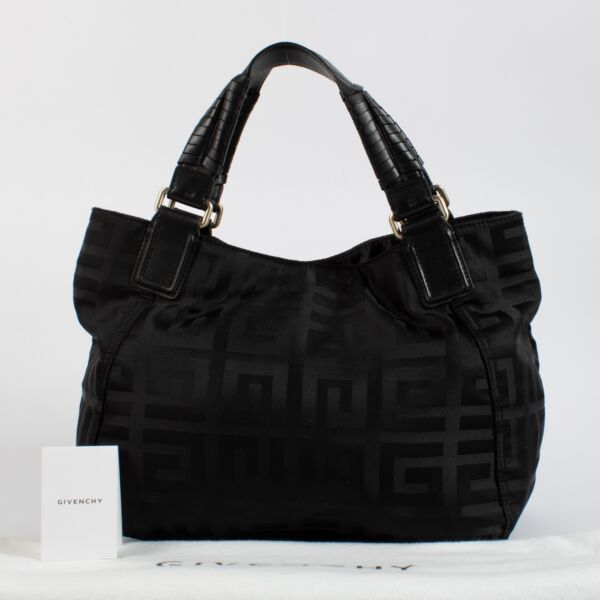Givenchy Black Nylon Top Handle Bag