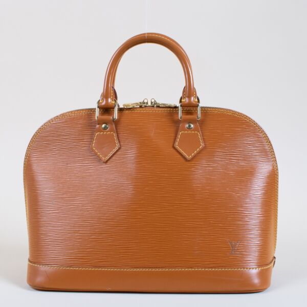 Shop 100% authentic second hand Louis Vuitton Cannelle Epi Alma PM Bag on Labellov.com