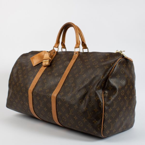 Louis Vuitton Monogram Keepall 55 Bag
