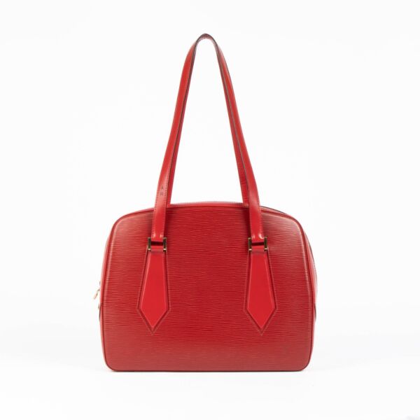 Shop this authentic Louis Vuitton Red Epi Leather Shoulder Bag pre-loved on Labellov.com