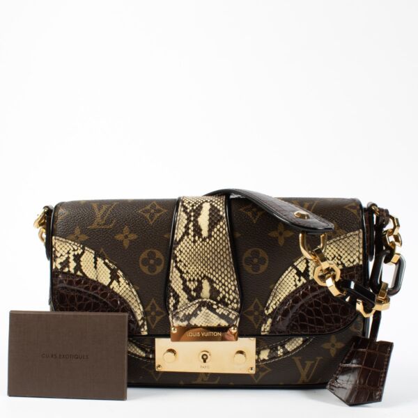 Louis Vuitton Python/Alligator Monogramissime Bag