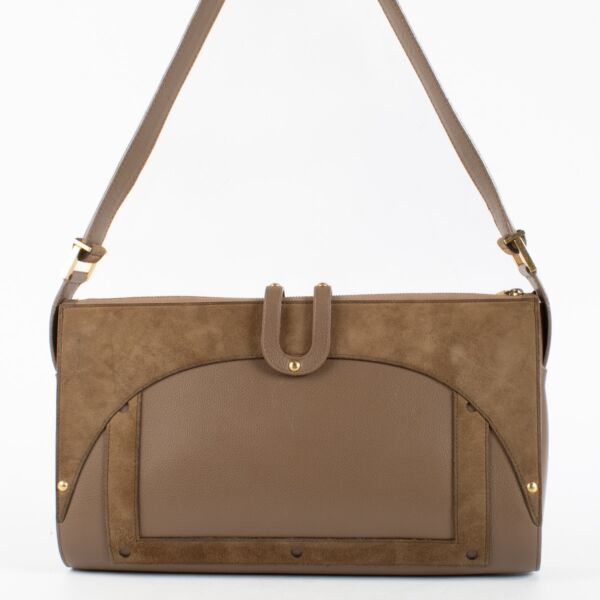 Authentic Preloved Delvaux Brown Alice Bag on labellov.com