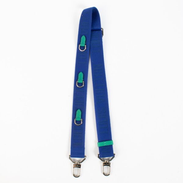 Louis Vuitton Blue/Green Taurillon Illusion Trio Pouch Bag Strap