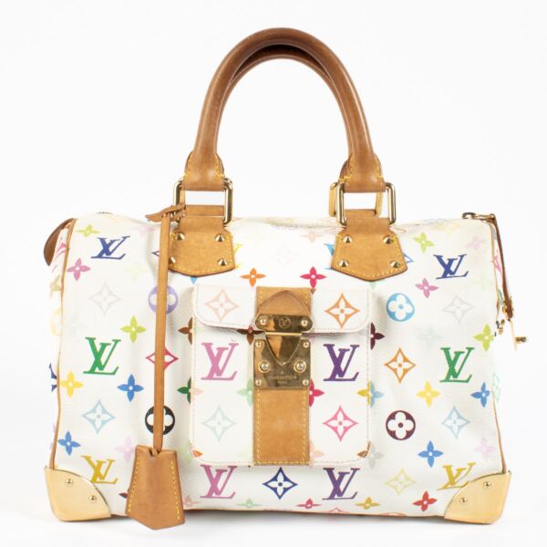 Louis Vuitton Murakami White Monogram Multicolore Speedy 30