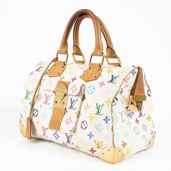 Louis Vuitton Murakami White Monogram Multicolore Speedy 30