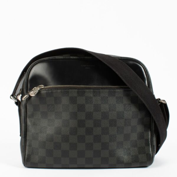 Louis Vuitton Damier Graphite Daytona Reporter MM Bag