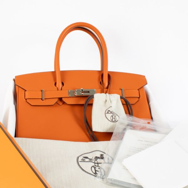 Hermès Birkin 30 Feu Epsom PHW