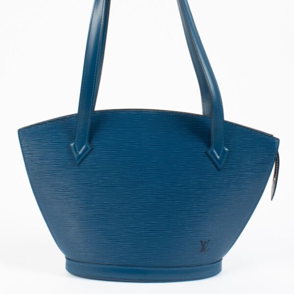 shop 100% authentic second hand Louis Vuitton Blue Epi Leather Saint Jacques PM Bag on Labellov.com