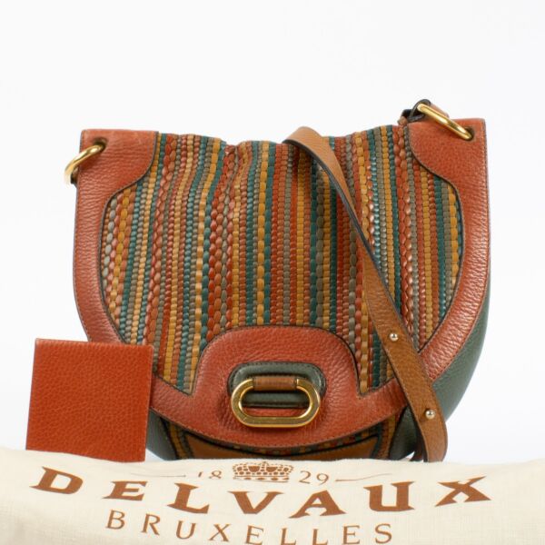 Delvaux Multicolor Toile De Cuir Crossbody Bag
