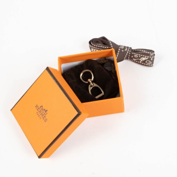 Hermès Permabrass Charms Etrier Twilly Ring/Necklace Pendant