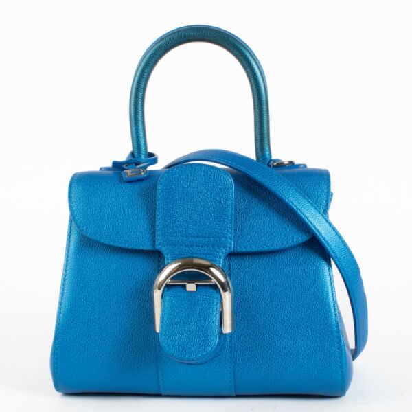 Delvaux Electric Blue Rodeo Calf Mini Brilliant 