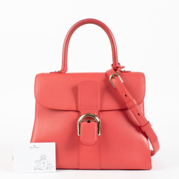 Delvaux Rose Candy Rodeo Calf Brillant MM Bag