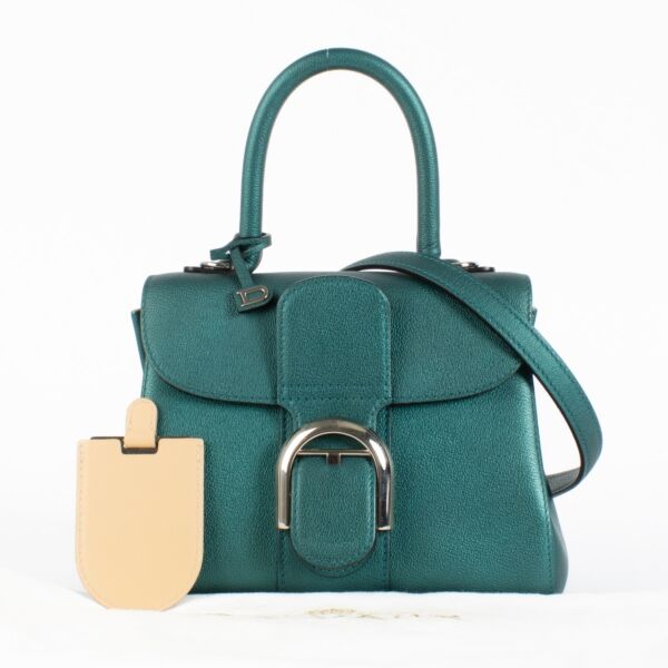 Delvaux Peacock Rodeo Calf Brilliant Mini Brilliant