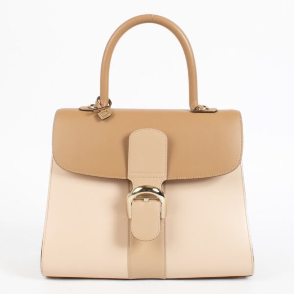 Authentic preloved Delvaux Nude Camaieux Box Calf Brillant MM Bag on Labellov.com