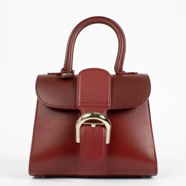 shop 100% authentic second hand Delvaux Rouge De Pourpre Box Calf Brillant Mini on Labellov.com