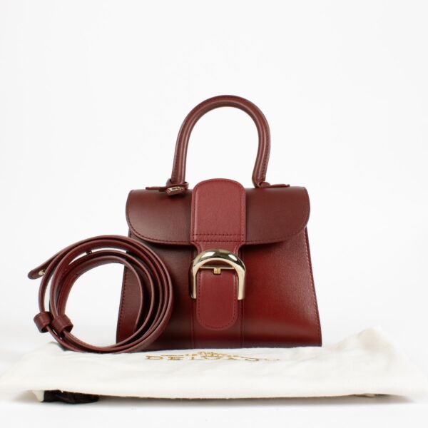 Delvaux Rouge De Pourpre Box Calf Brillant Mini