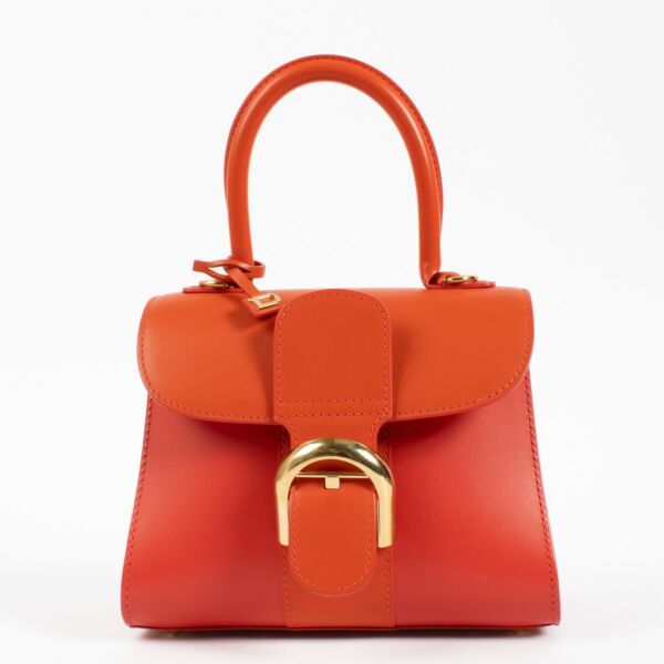 Delvaux Corail Camaïeux Box Calf Brillant Mini
