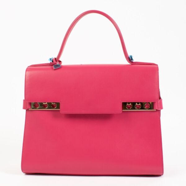 Delvaux Rose Indien Souple Calf Tempête GM