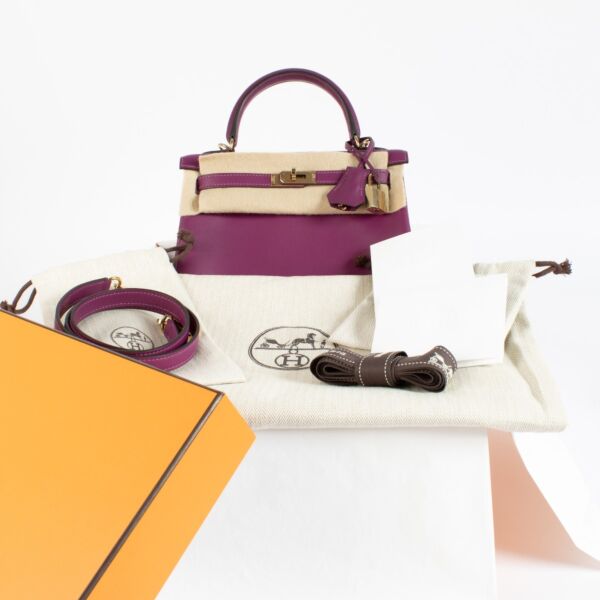 Hermès Kelly 25 Anemone Swift PBHW