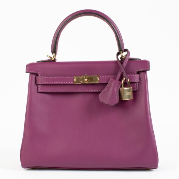 Hermès Kelly 25 Anemone Swift PBHW