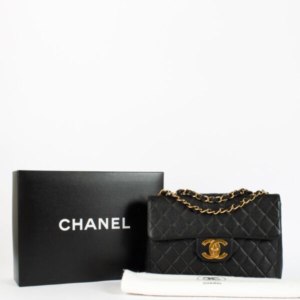 Chanel Black Caviar Maxi Jumbo XL Flap Bag