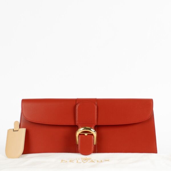 Delvaux Lipstick Box Calf Brillant Clutch