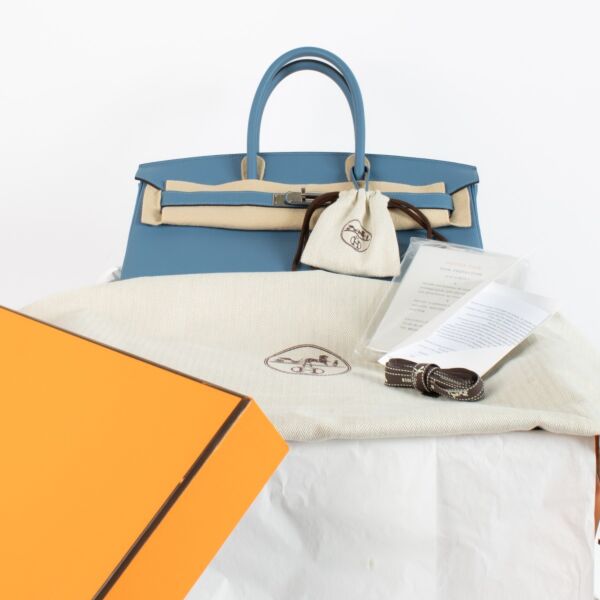Hermès Birkin 35 Azur Togo PHW
