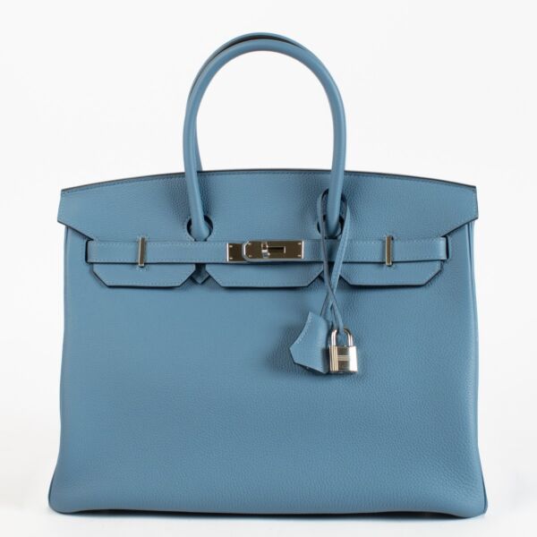 Hermès Birkin 35 Azur Togo PHW