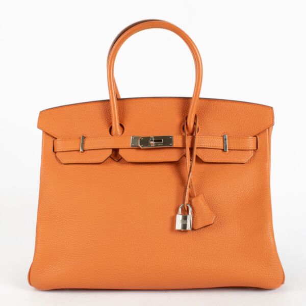 Hermès Birkin 35 Orange Togo PHW