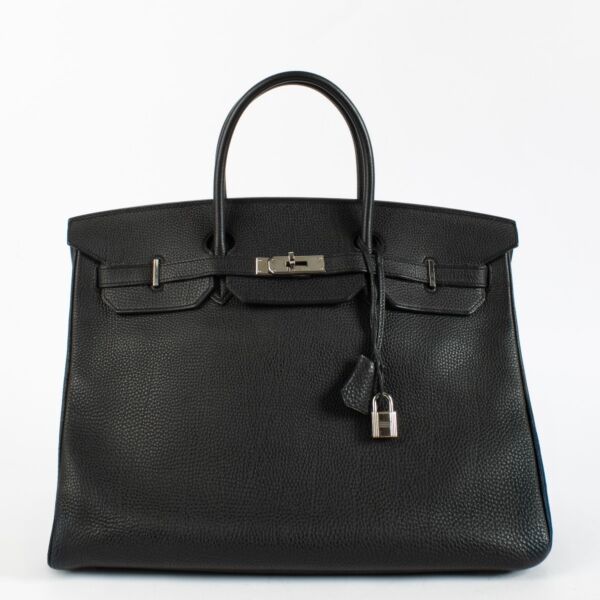 Hermès Birkin 40 Black Togo Palladium Hardware