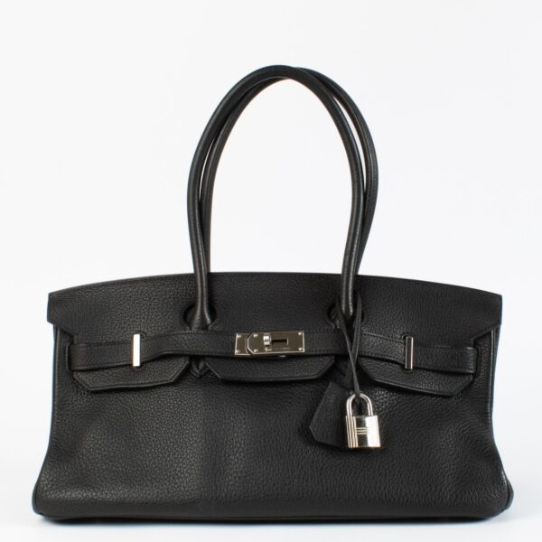 Hermès JPG Shoulder Birkin 42 Black Clemence PHW