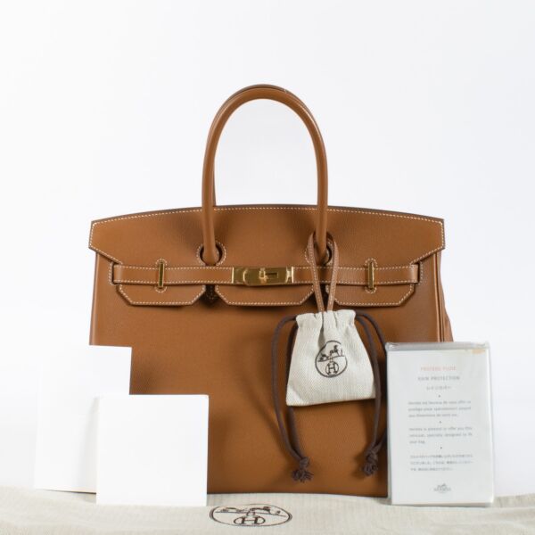 Hermès Birkin 35 Gold Epsom GHW