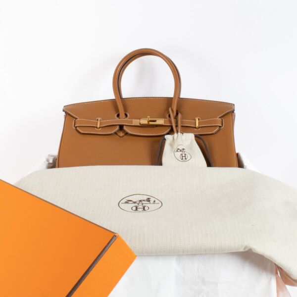 Hermès Birkin 35 Gold Togo GHW
