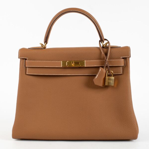 Hermès Kelly 32 Gold Togo GHW