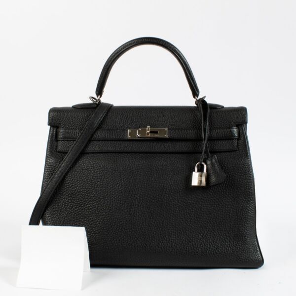 Hermès Kelly 35 Black Togo PHW