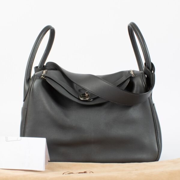 Hermès Lindy 34 Ardoise Swift PHW
