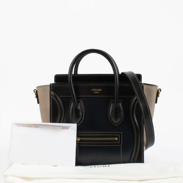 Celine Tri-color Nano Luggage Bag