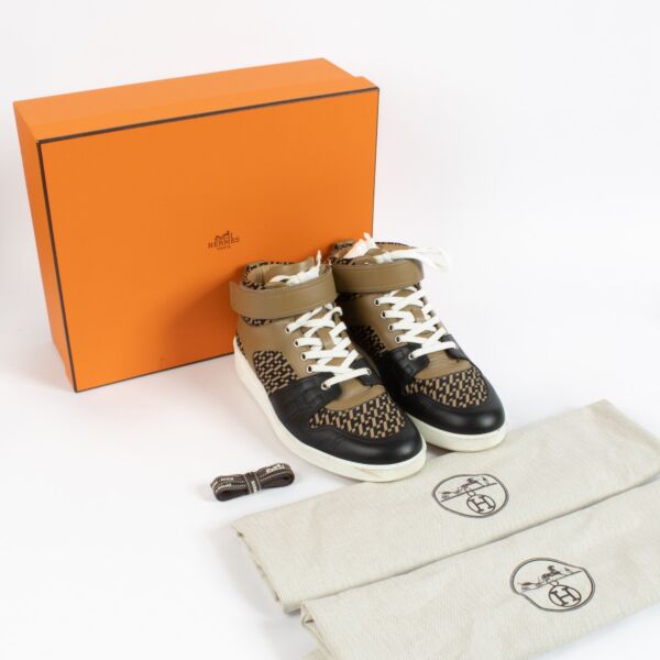 Hermès H En Biais Freestyle Sneakers - Size 42