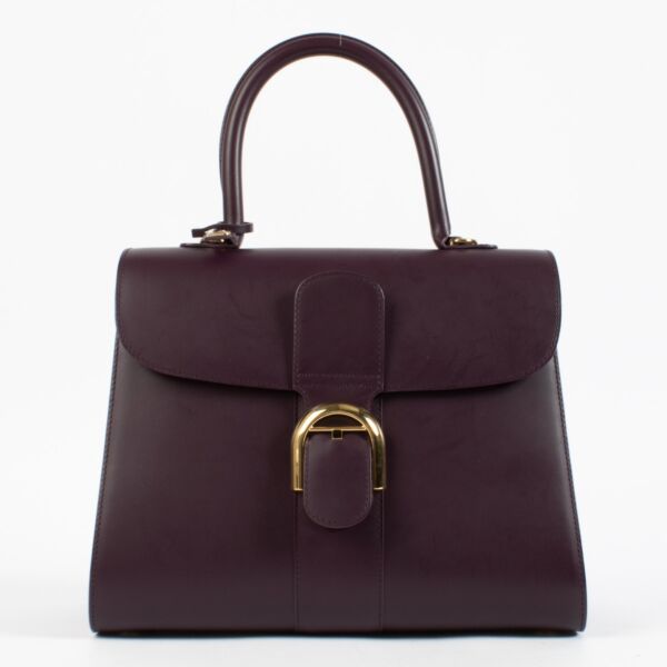 Delvaux Prune Brillant MM Magic Bag