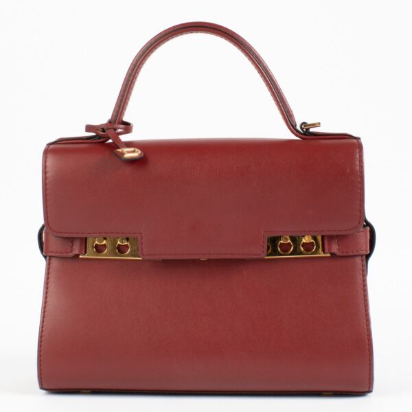shop 100% authentic second hand Delvaux Burgundy Calf Souple Tempête Mini on Labellov.com