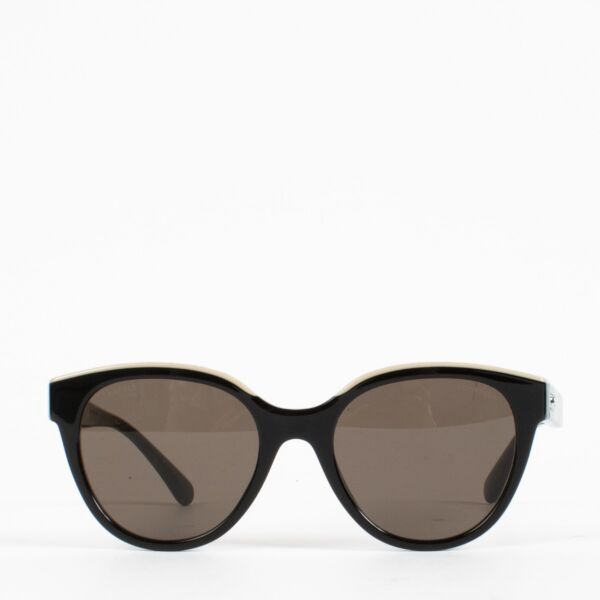 Chanel Black/Pink 5414 Butterfly Sunglasses