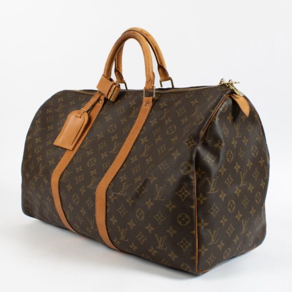 Louis Vuitton Monogram Keepall 50 Travel Bag